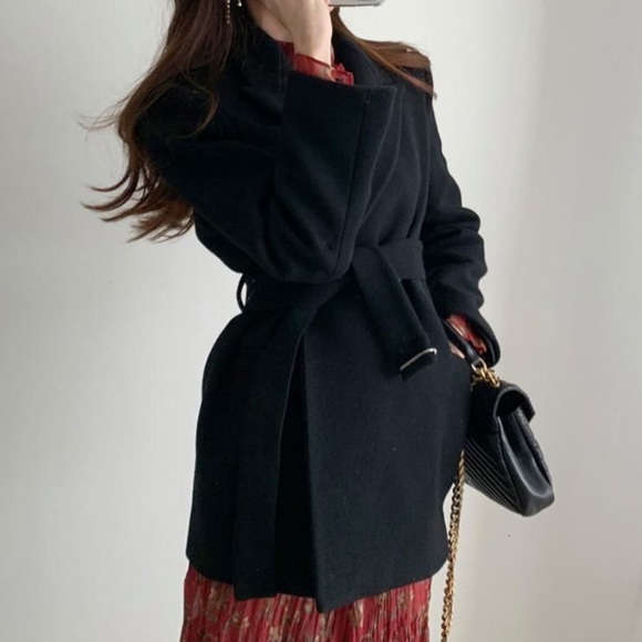 ShopEvelynne Jackets & Blazers - 30 Fabulous Lapel Collared Trench Coat with Waist Tie